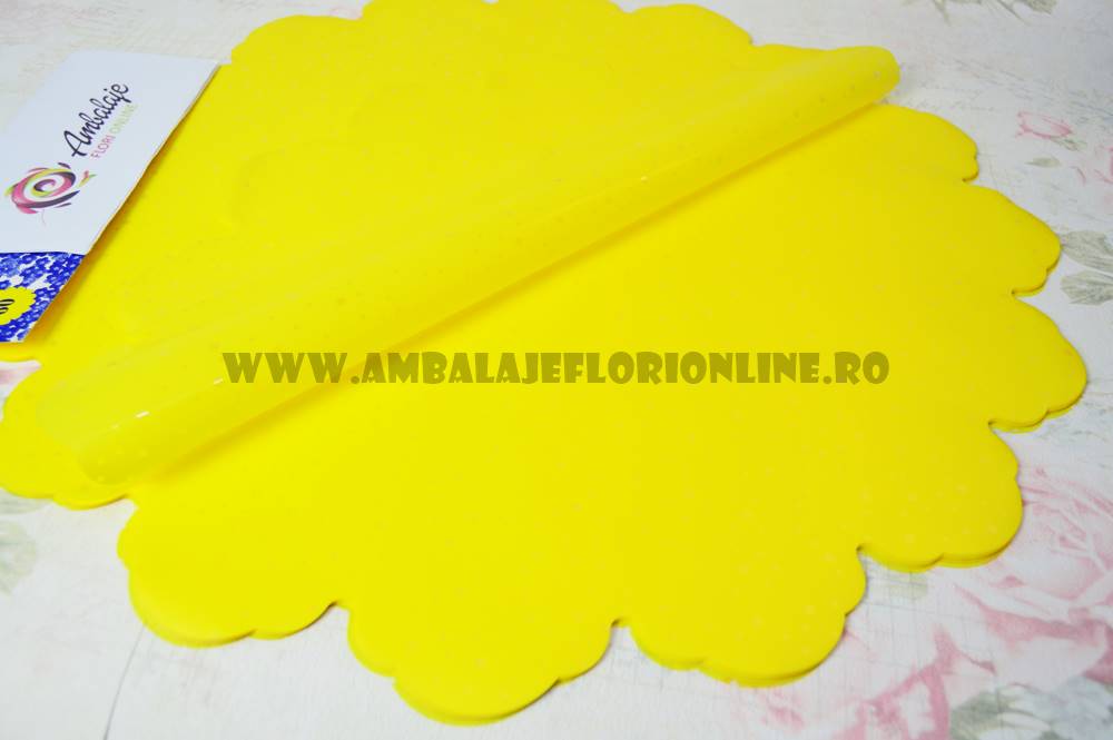 Celofan Rotund 60CM Buline Galben AFO