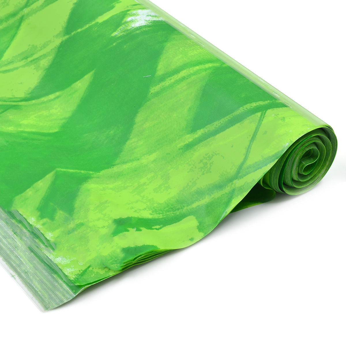 Celofan set 50 coli romburi verde