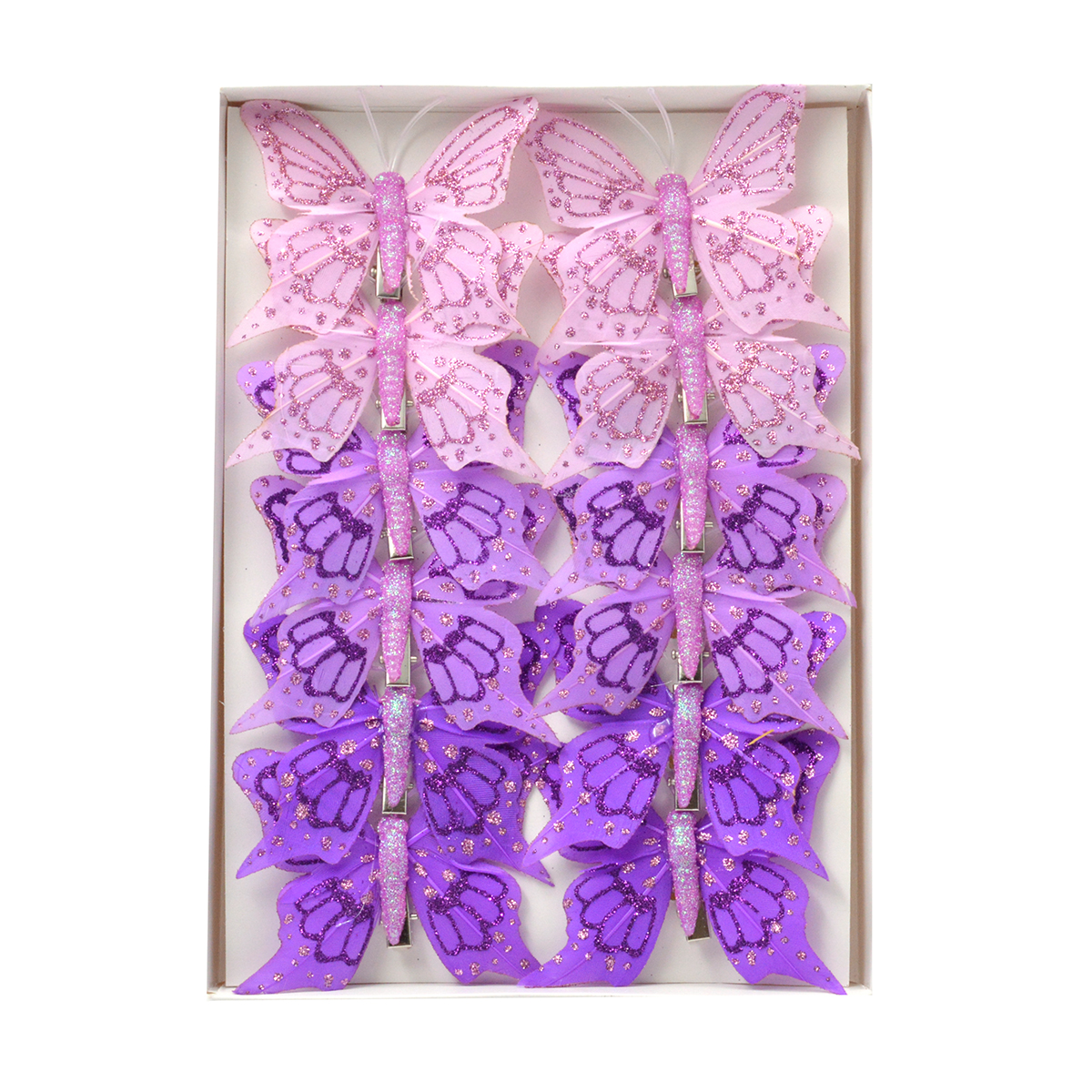 Set fluturi 8cm - 12buc P108