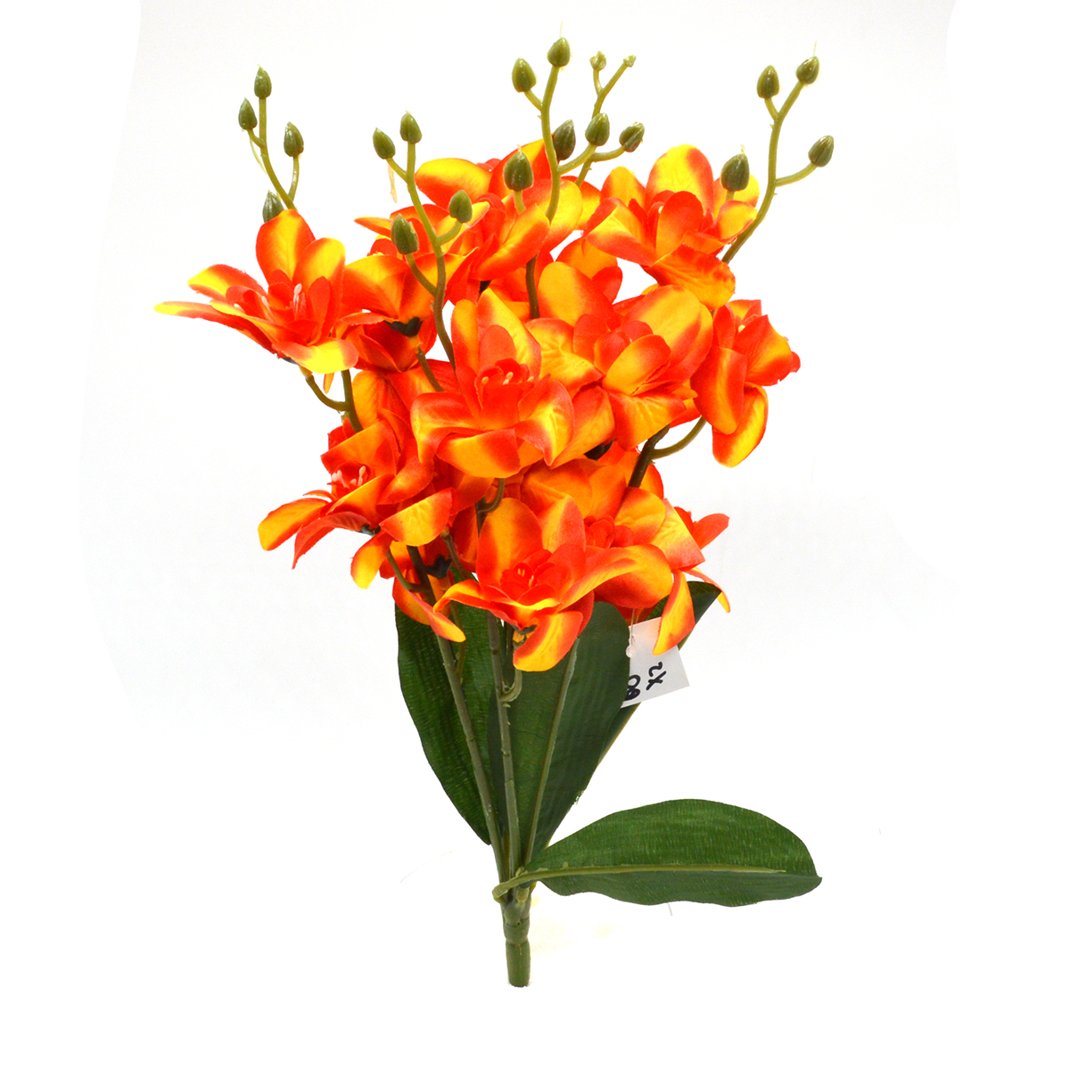 Buchet dendrobium galben rosu