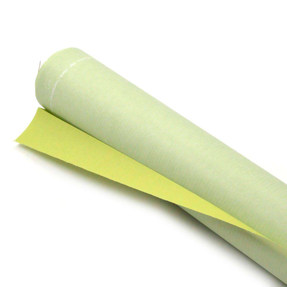 Rola hartie ambalat si decor verde cu verde menta