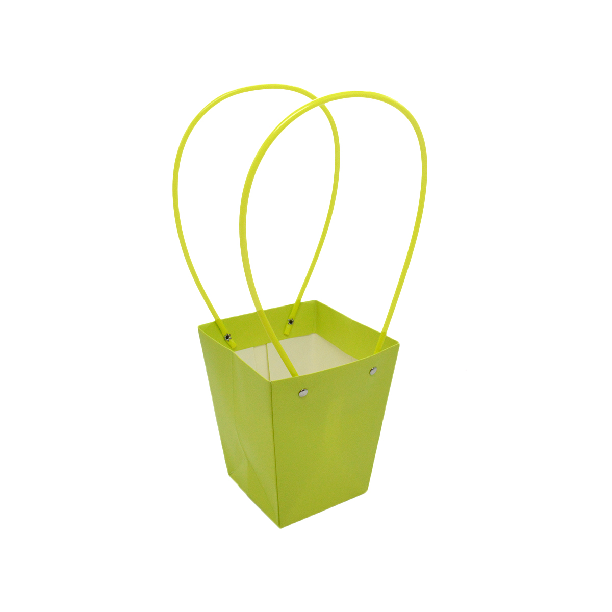 Set 10 sacose carton conic verde 10x15cm