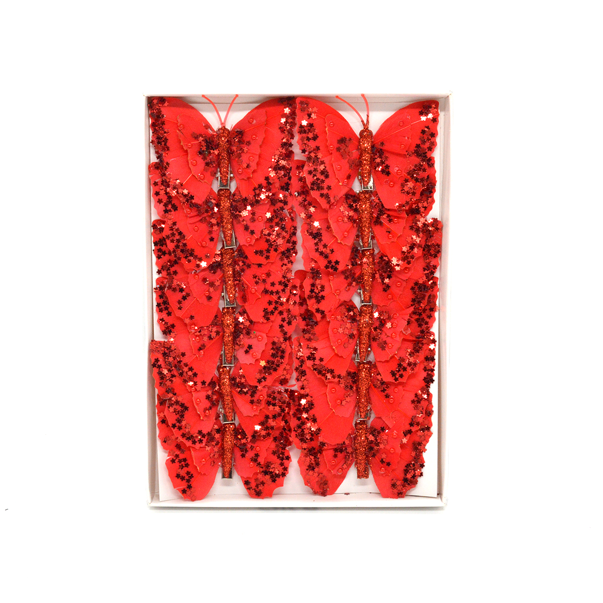 Set fluturi 8cm 12buc P148