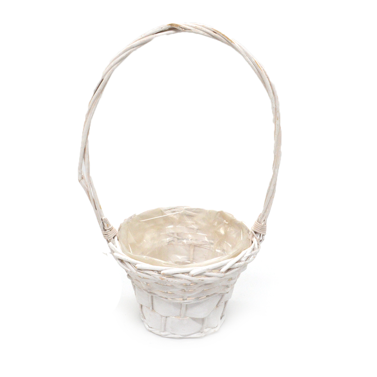 Cos natur alb mic 19cm