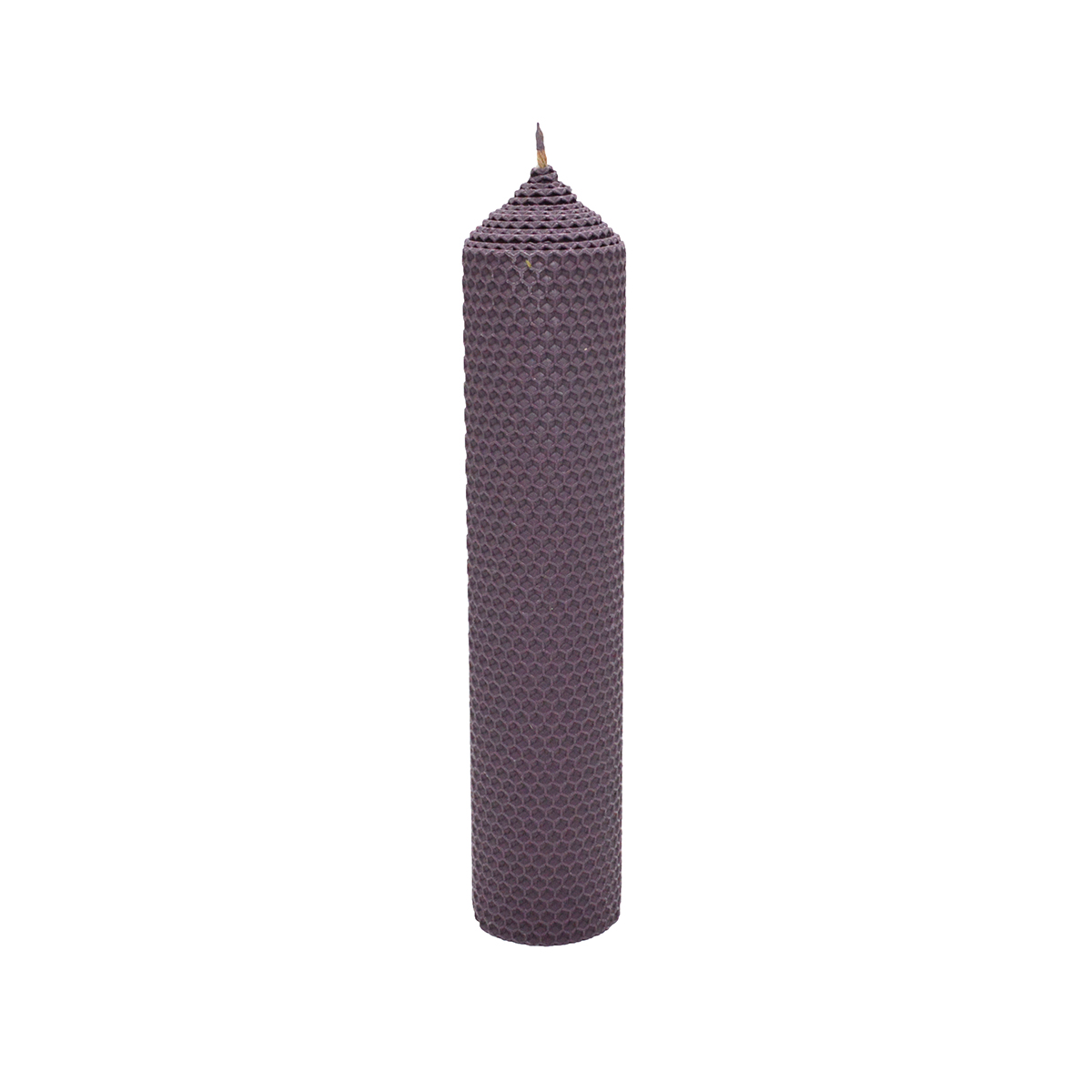 Lumanare tip fagure 28cm mov