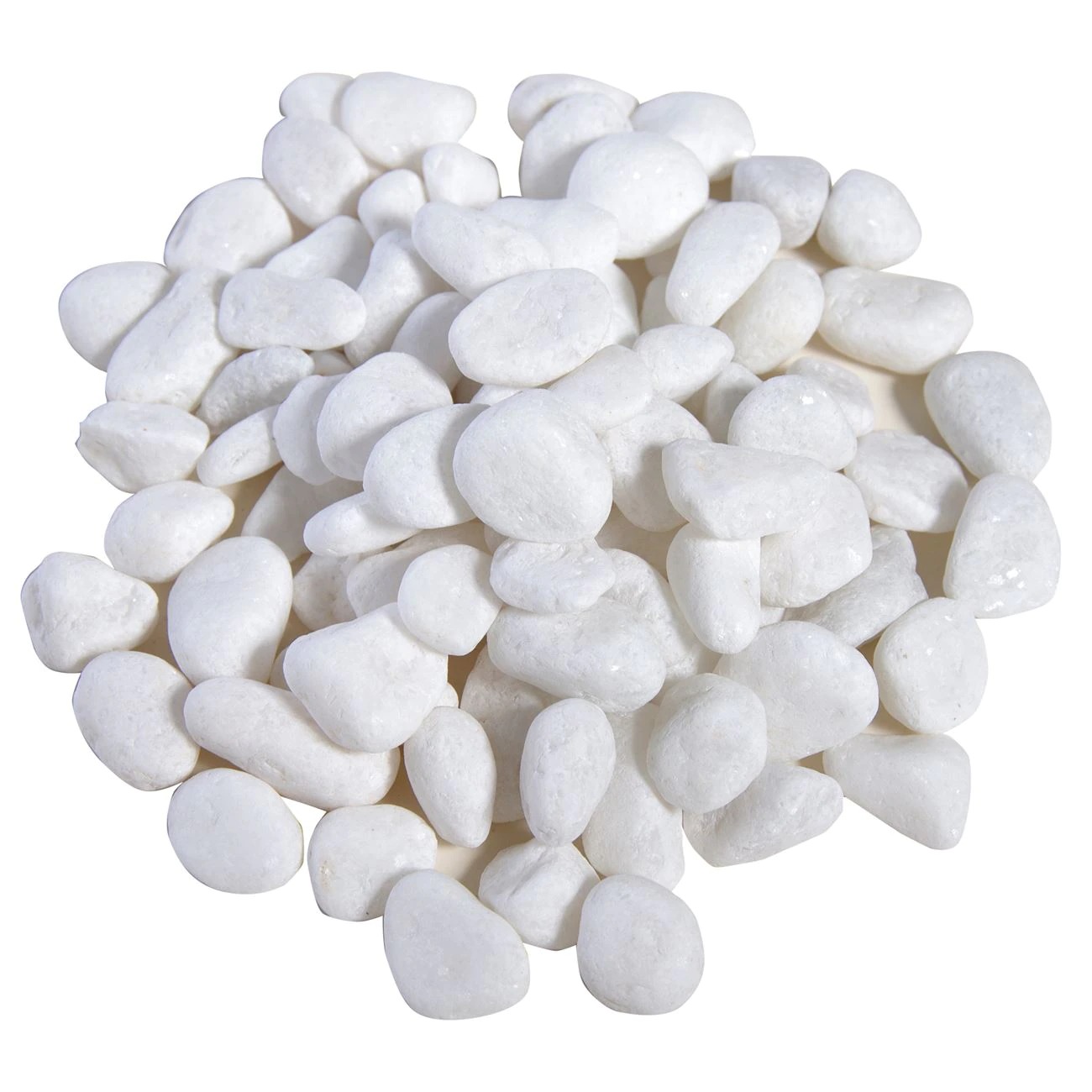 Pietris decor 1-3cm 2.5kg alb