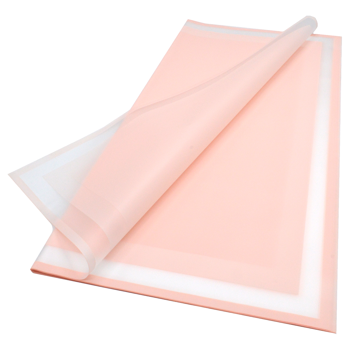 Celofan semitransparent bordura color frez