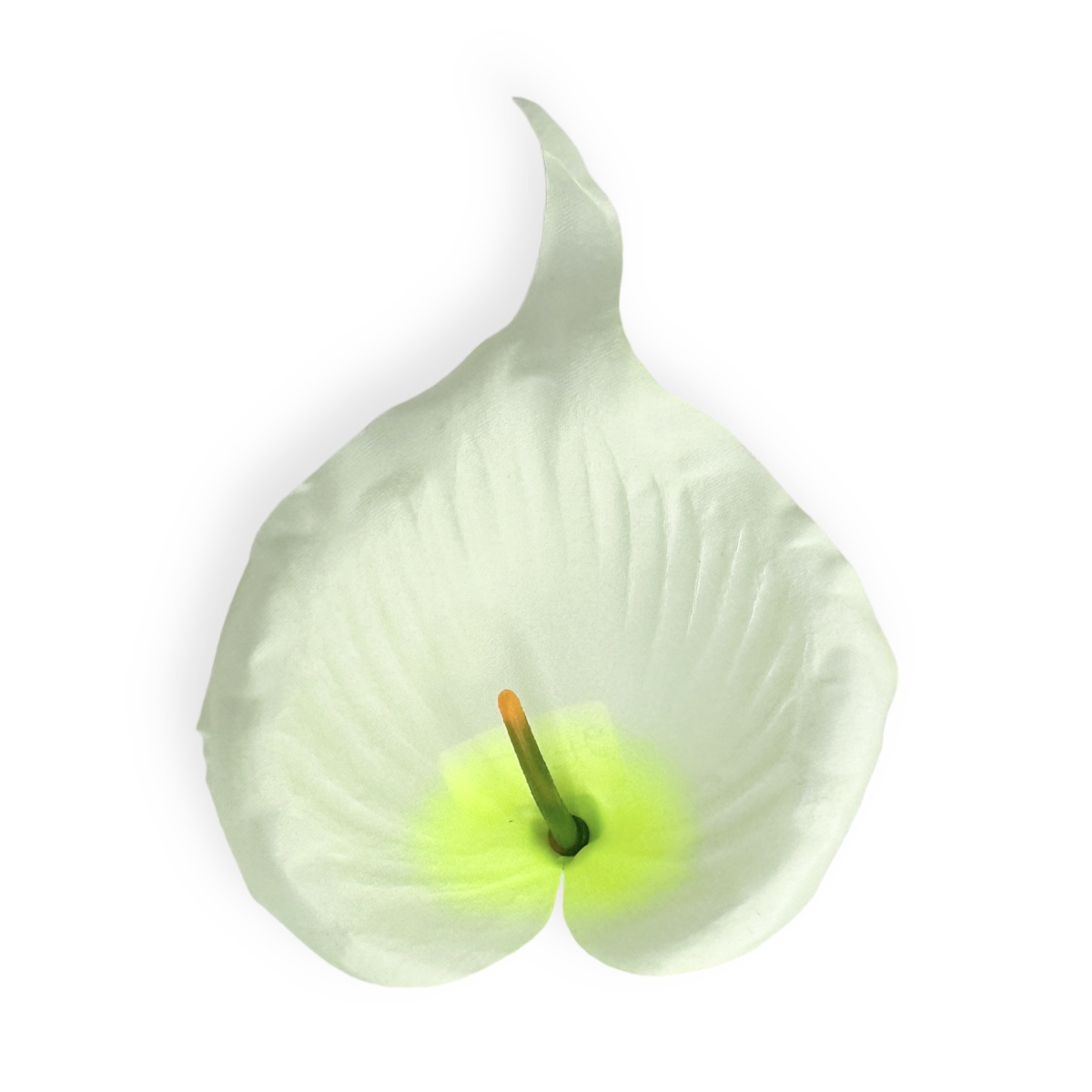 Set 90 buc flori artificiale funerare, Cap Calla Crem