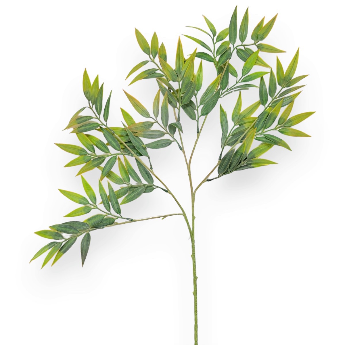Creanga Artificiala Maslin 5 fire - Verde Albit cu Galben
