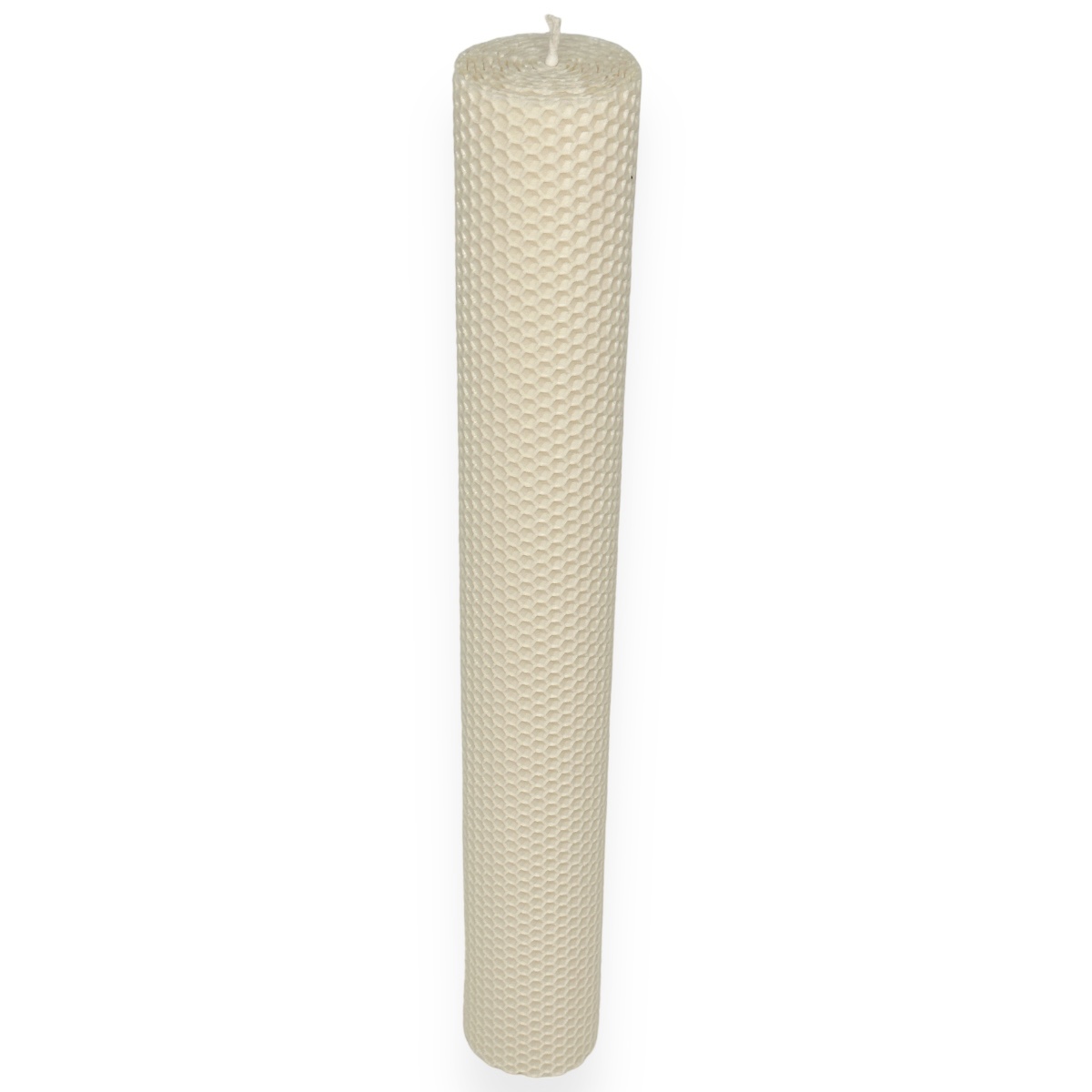 Lumanare ceara naturala tip fagure 41cm alb unt diametru 5.5cm
