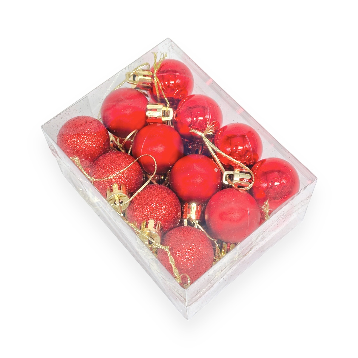 Set 24 Globuri 3cm Rosu