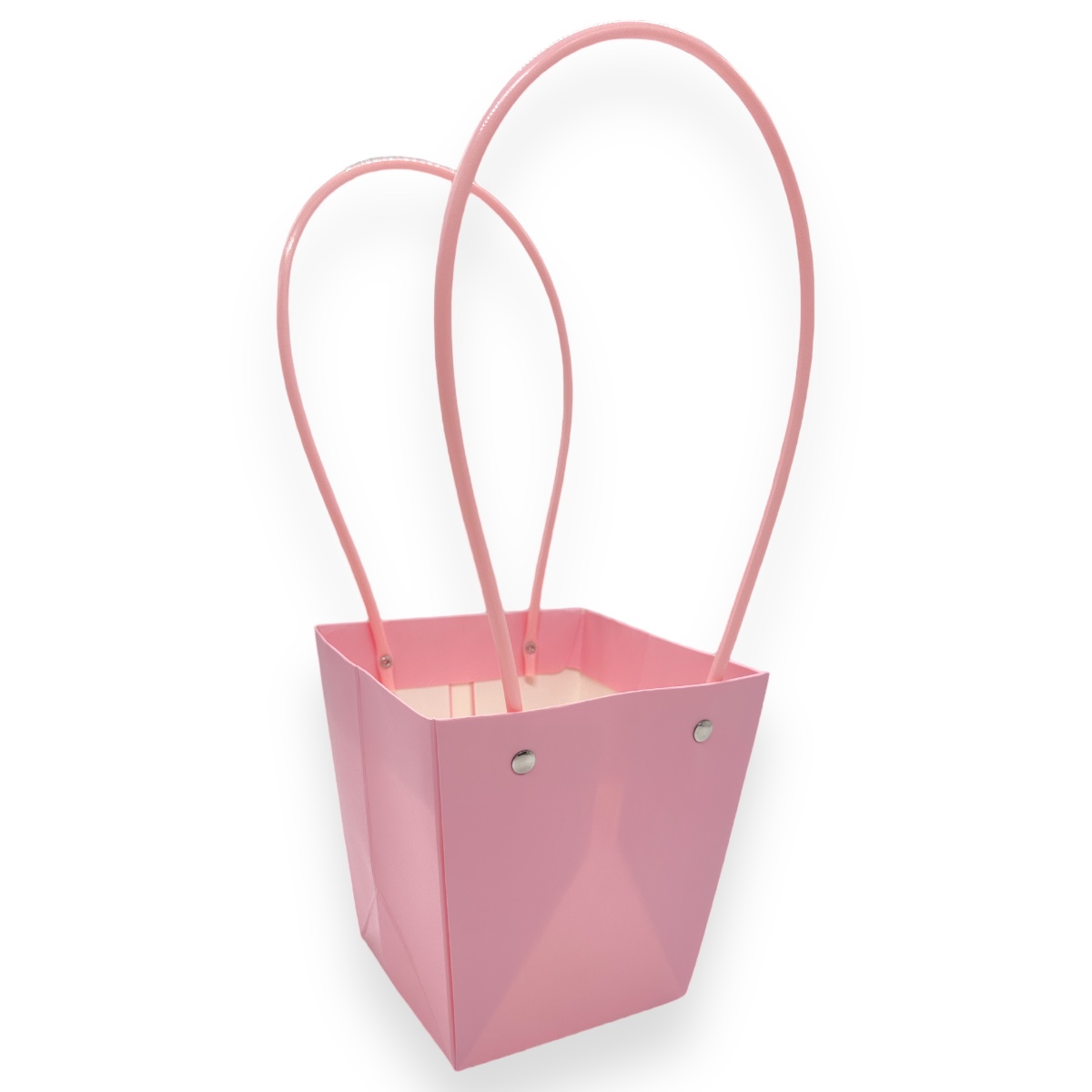 Set 10 sacose carton premium mijlocie roz deschis