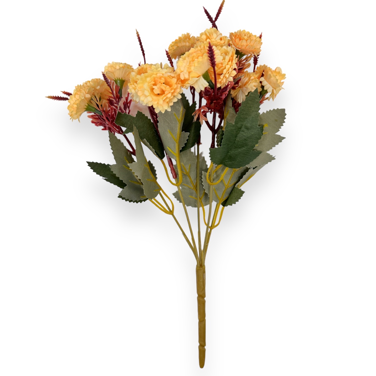 Buchet 5 fire Garofita Vintage Galben