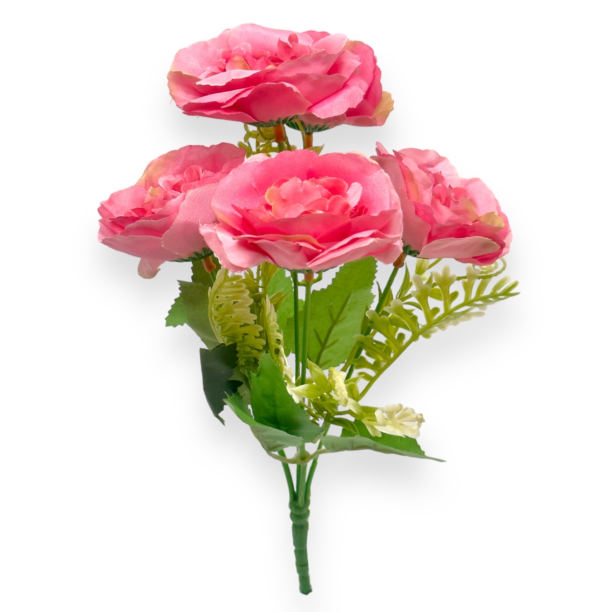 Buchet artificial 5 fire Camellia Japonica Roze