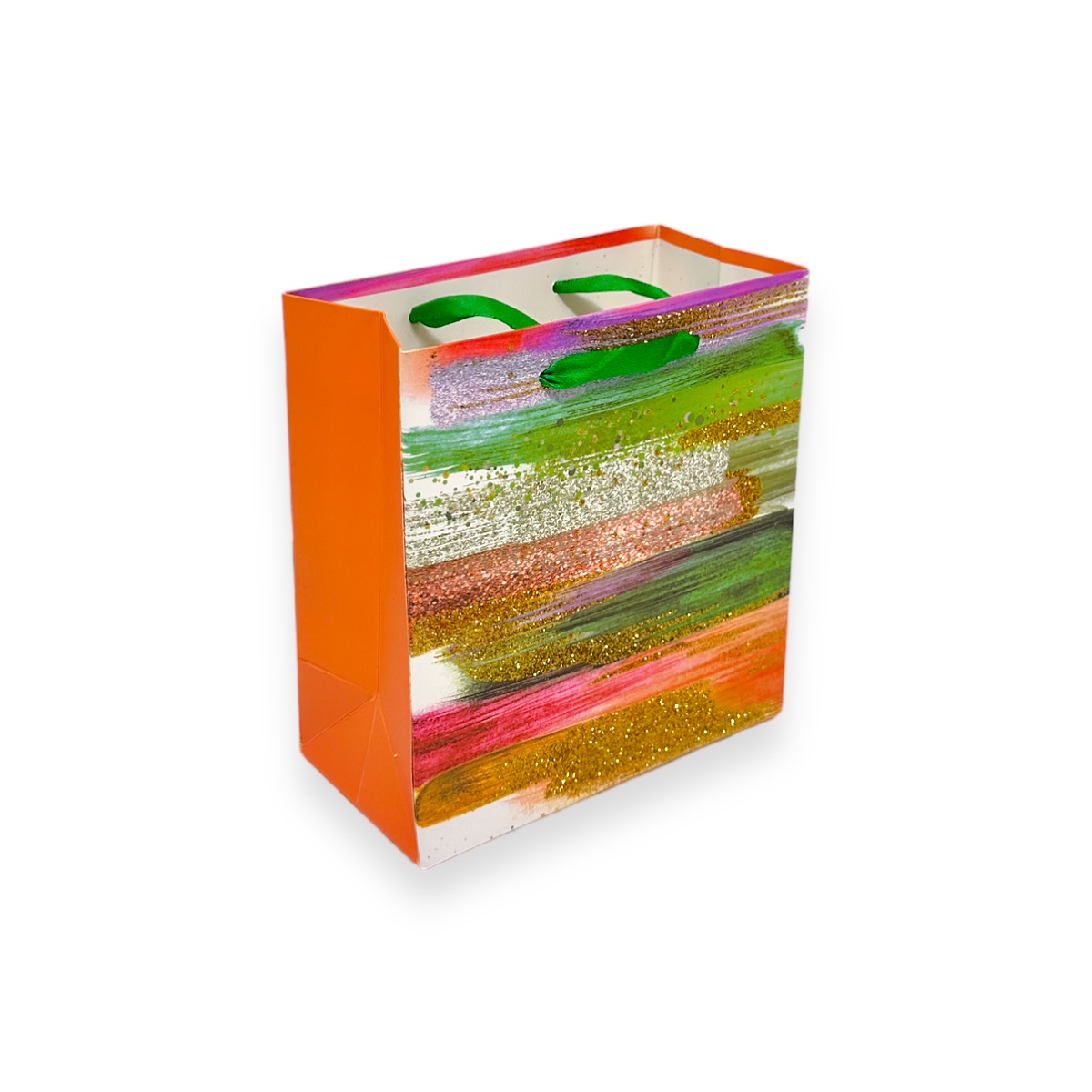 Set 12 Pungi Cadou model colorful portocaliu 14x15x7