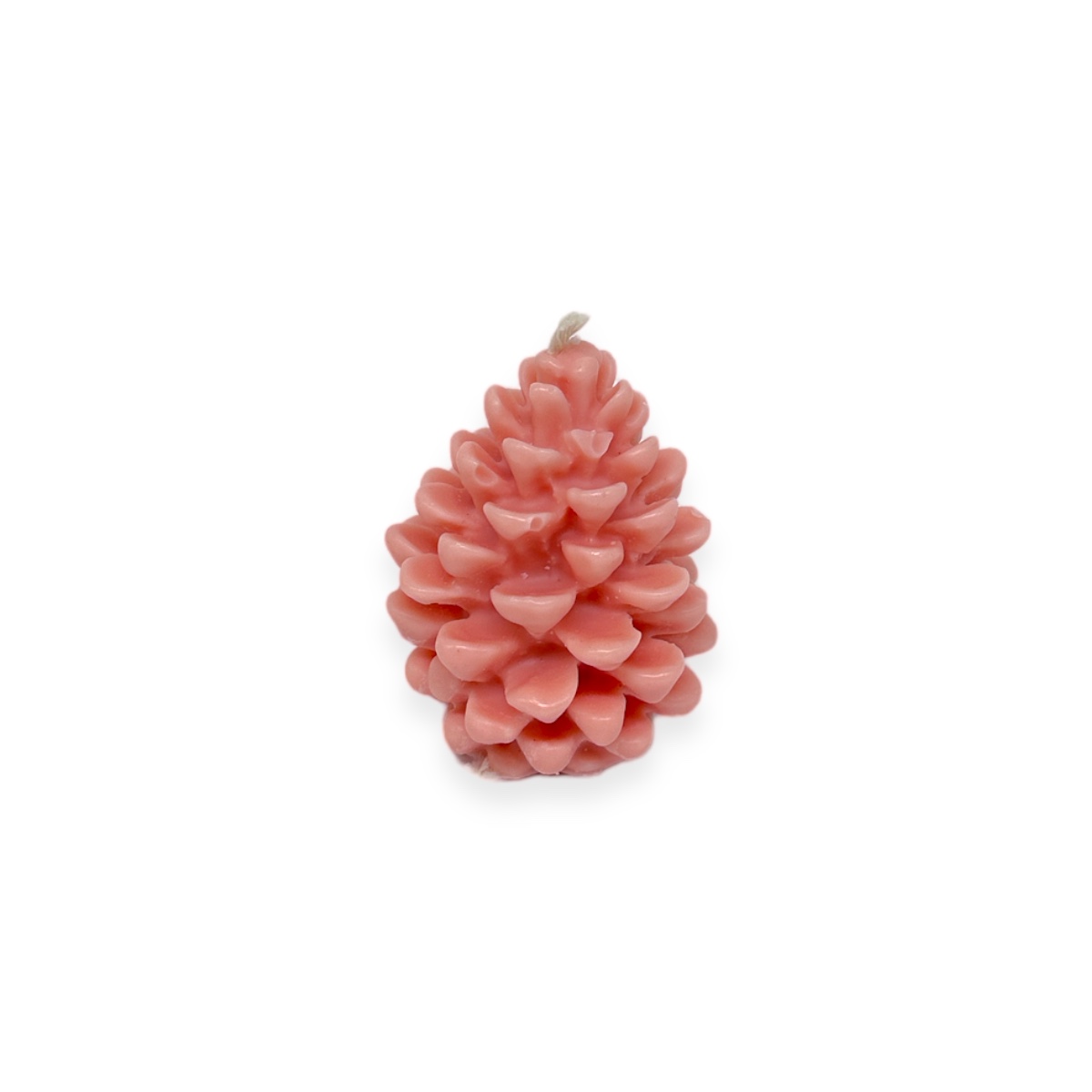 Lumanare figurina con de brad ceara coral
