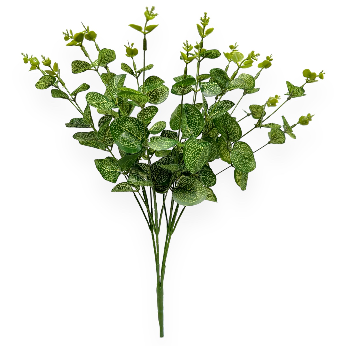 Flori Buchet mare Eucalipt textil verde inchis