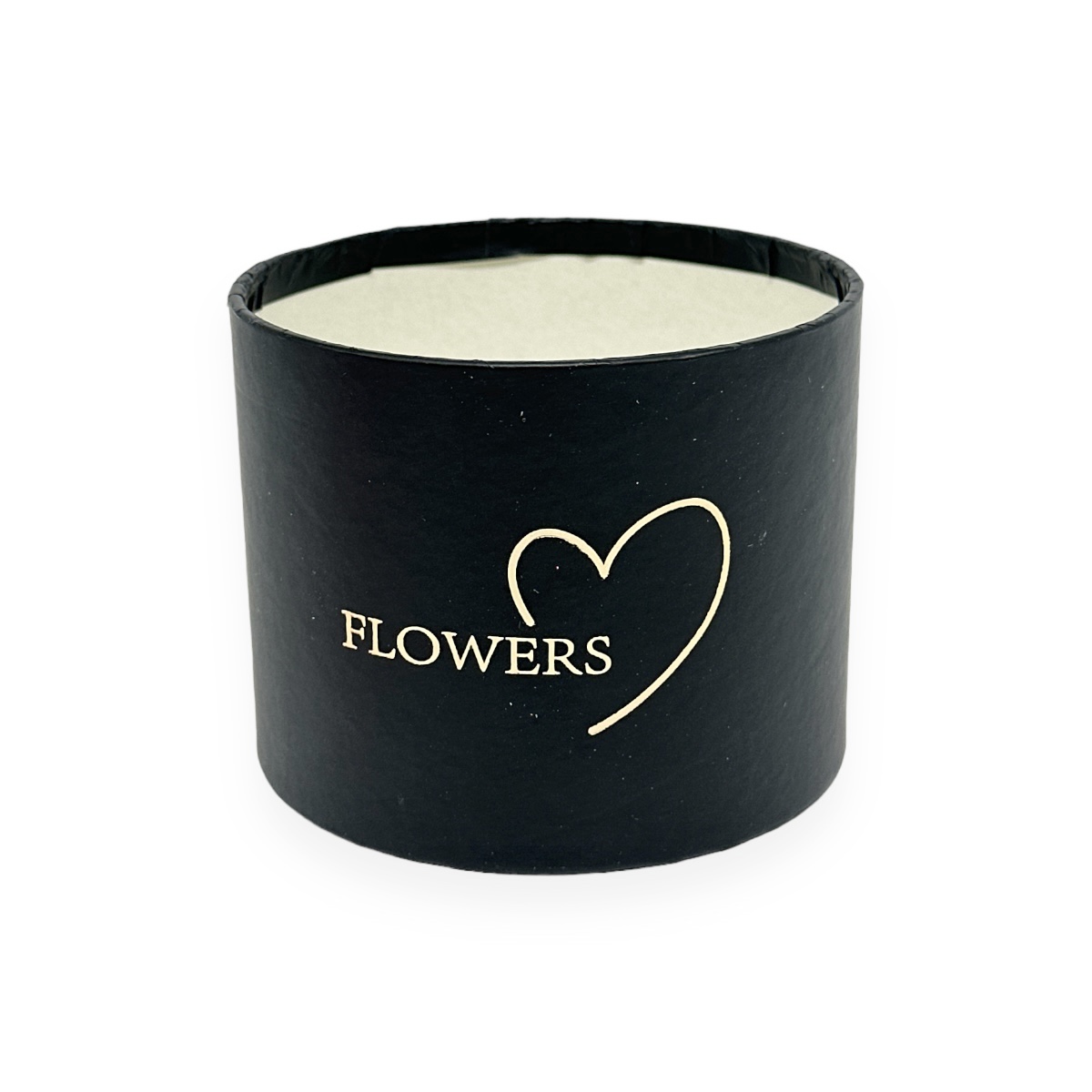 Cutie Mica FLOWERS Fara Capac Negru