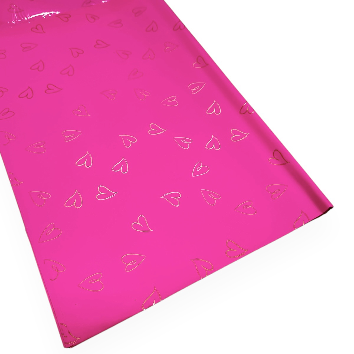 Celofan cerat inimioare fuchsia