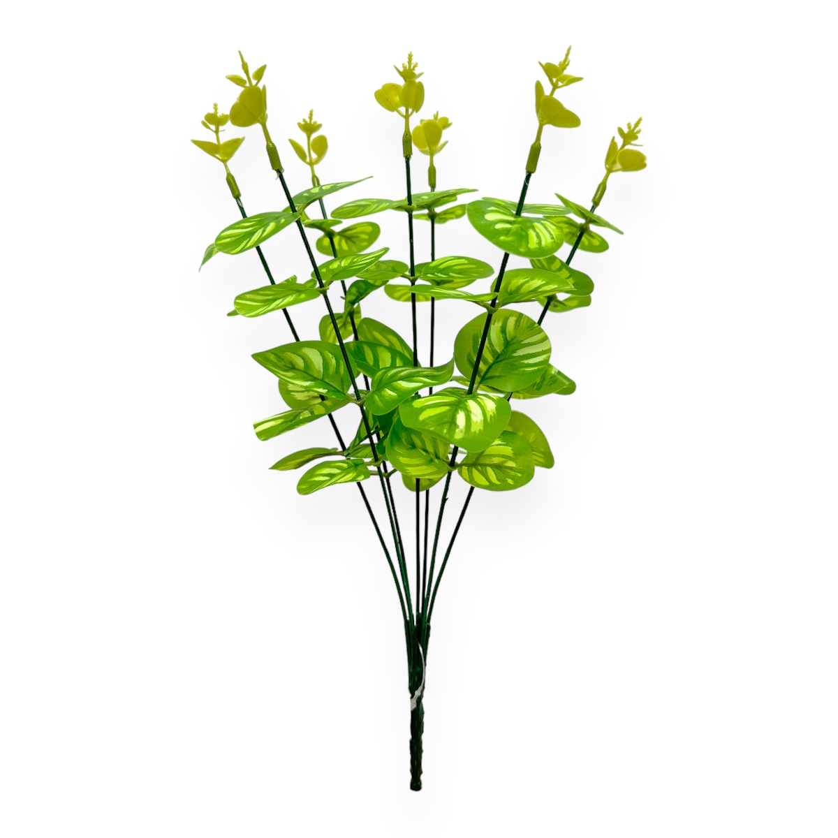 Buchet Artificial 7 Fire Eucalipt Mic - Verde Deschis