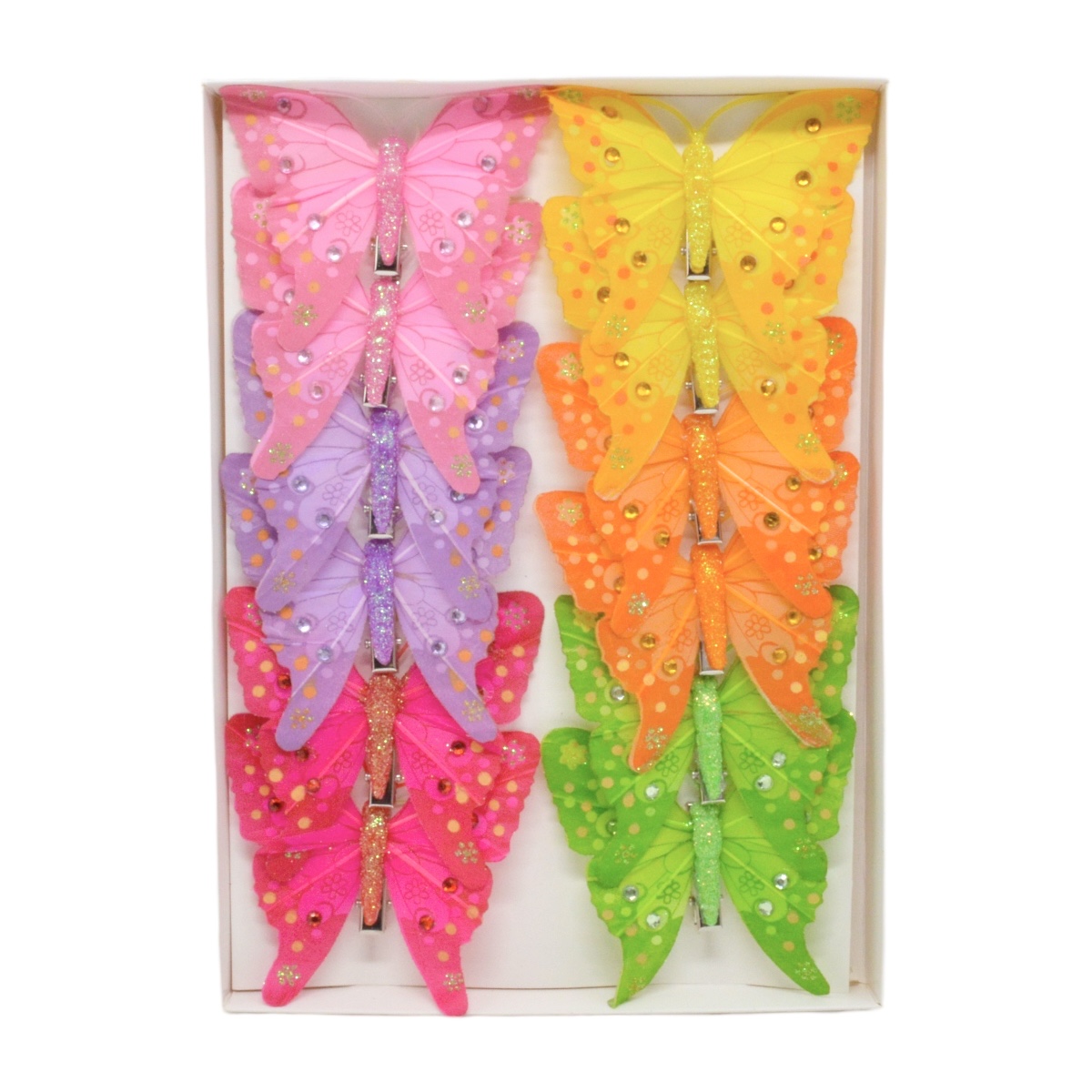 Set fluturi 8cm 12buc P179