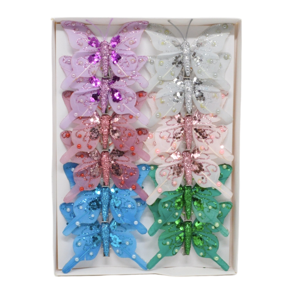 Set fluturi 8cm 12buc P177