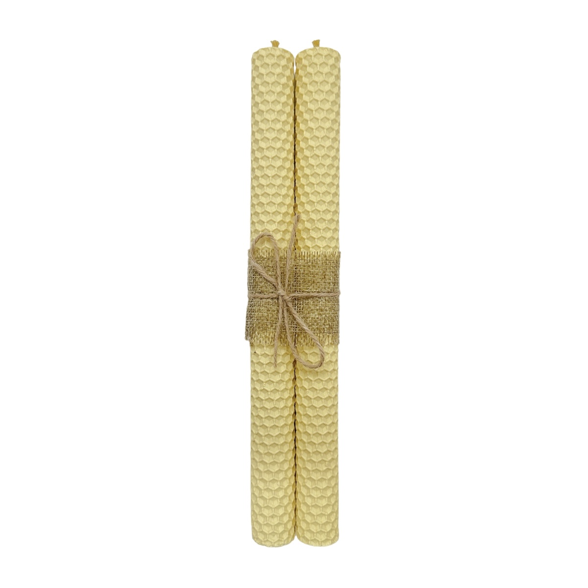 Set 2 lumanari sfesnic ceara naturala marturie 26x2.4cm vanilla