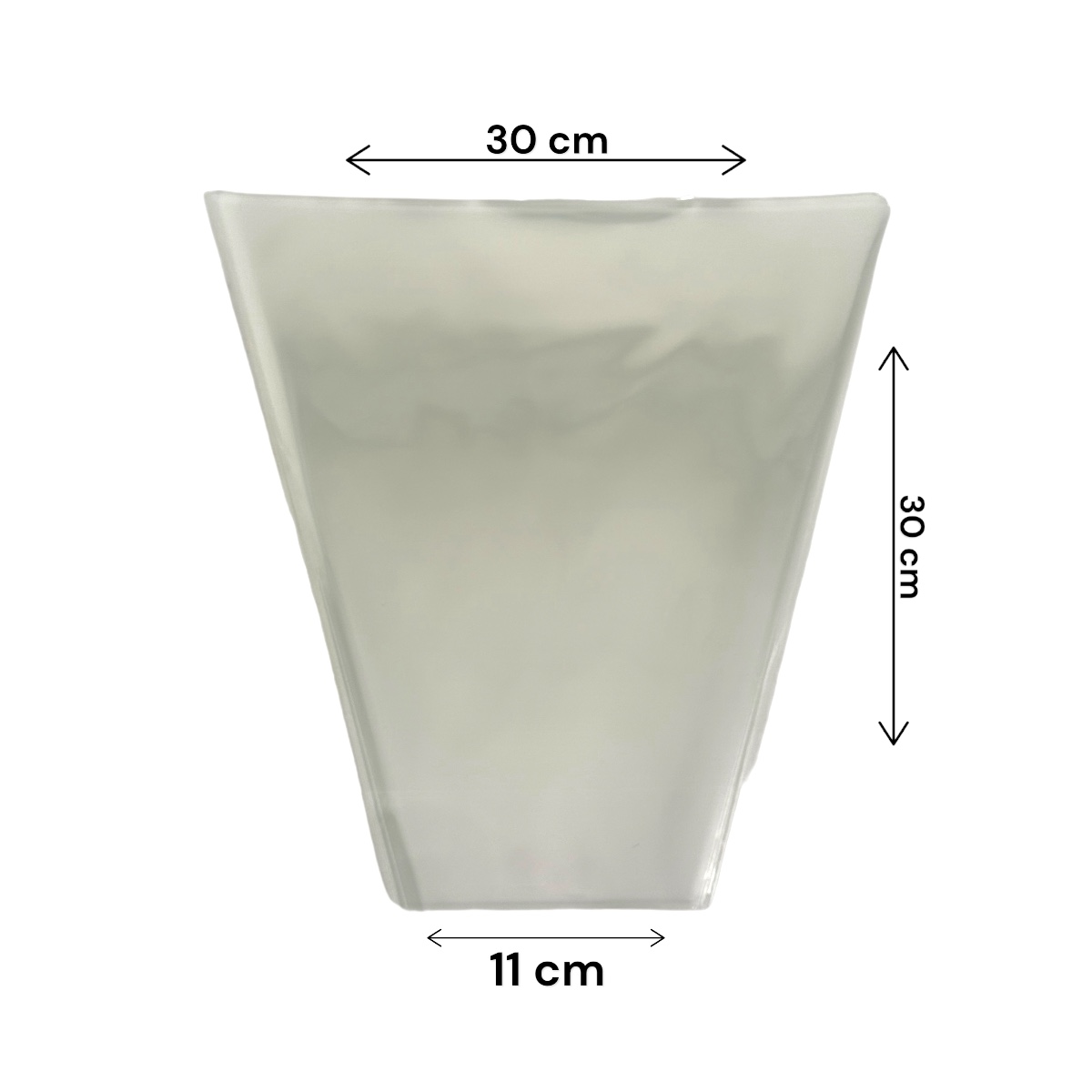 Ambalaj ghiveci Transparent H30
