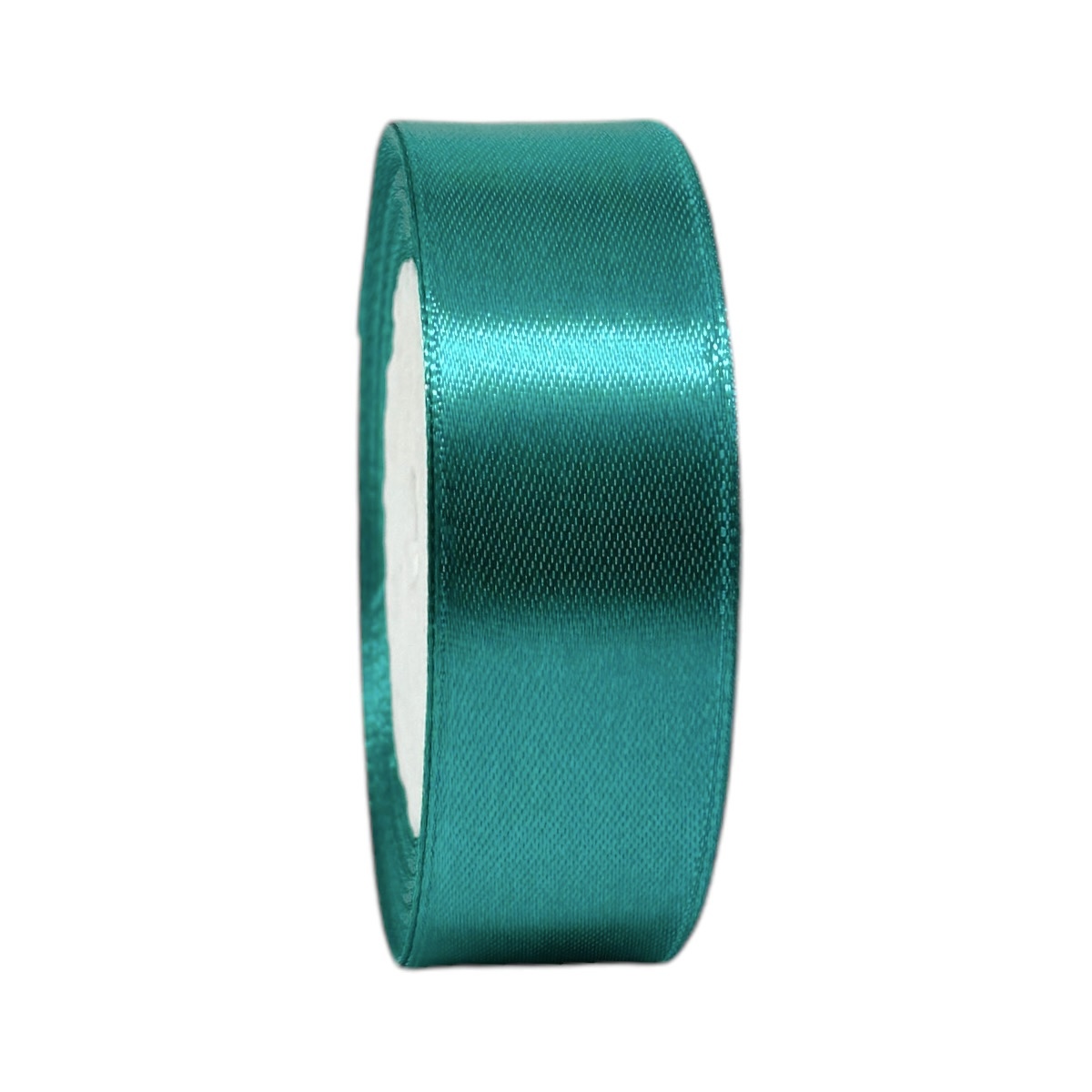 Rola Satin 2.5cm turquoise inchis