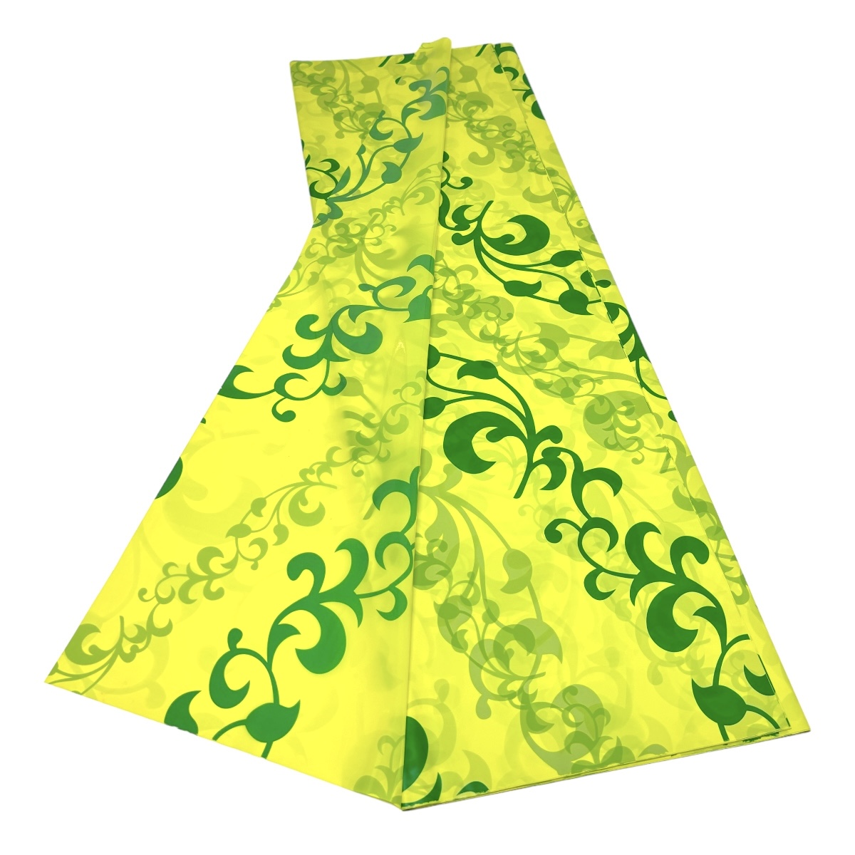 Celofan model flori kaki cu verde