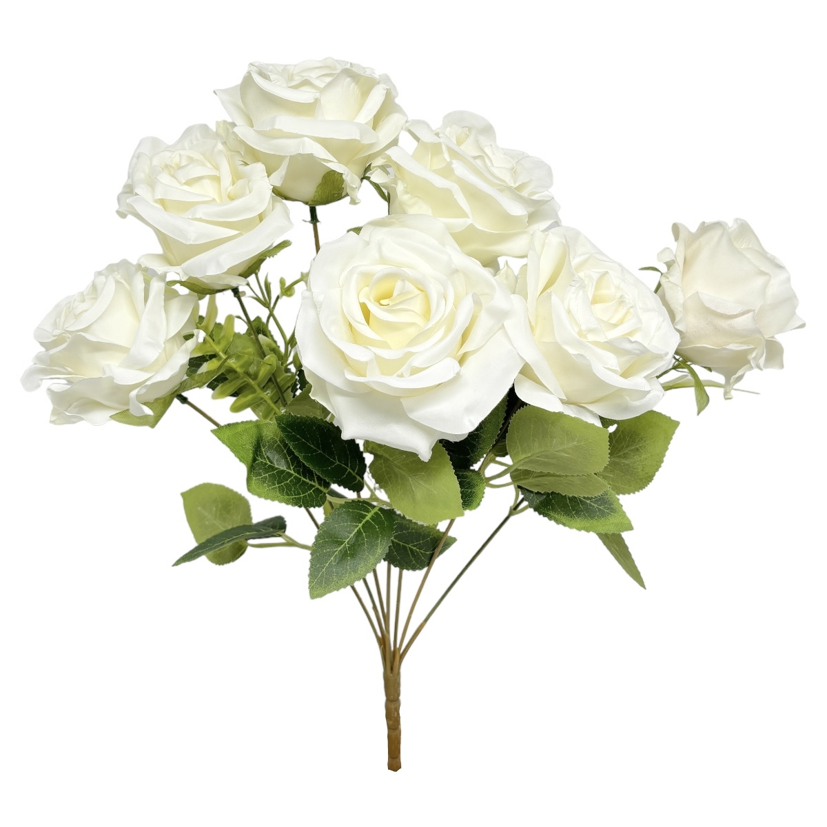 Buchet 7 fire trandafir Rhodos Mare alb