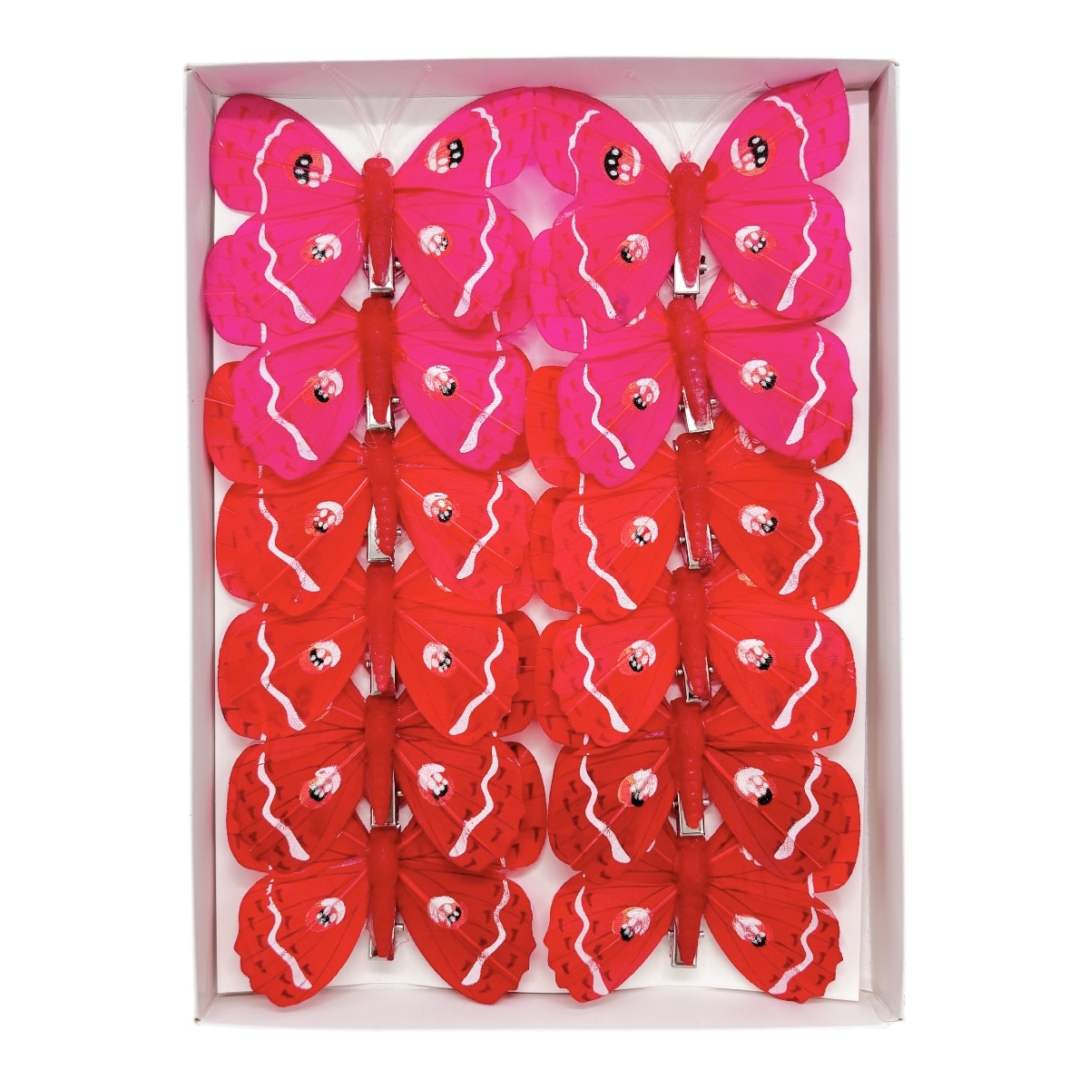 Set fluturi 8cm - 12buc. Cod P74