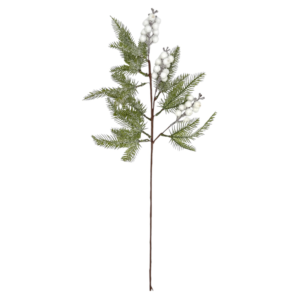 Creanga 12 Ramuri de Ilex si Brad Verde Deschis Nins 68cm