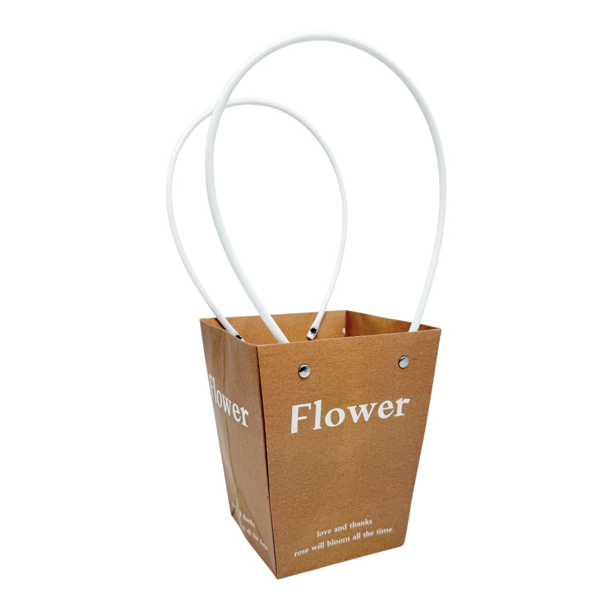 Set 10 buc Sacosa Premium Flower Cappuccino