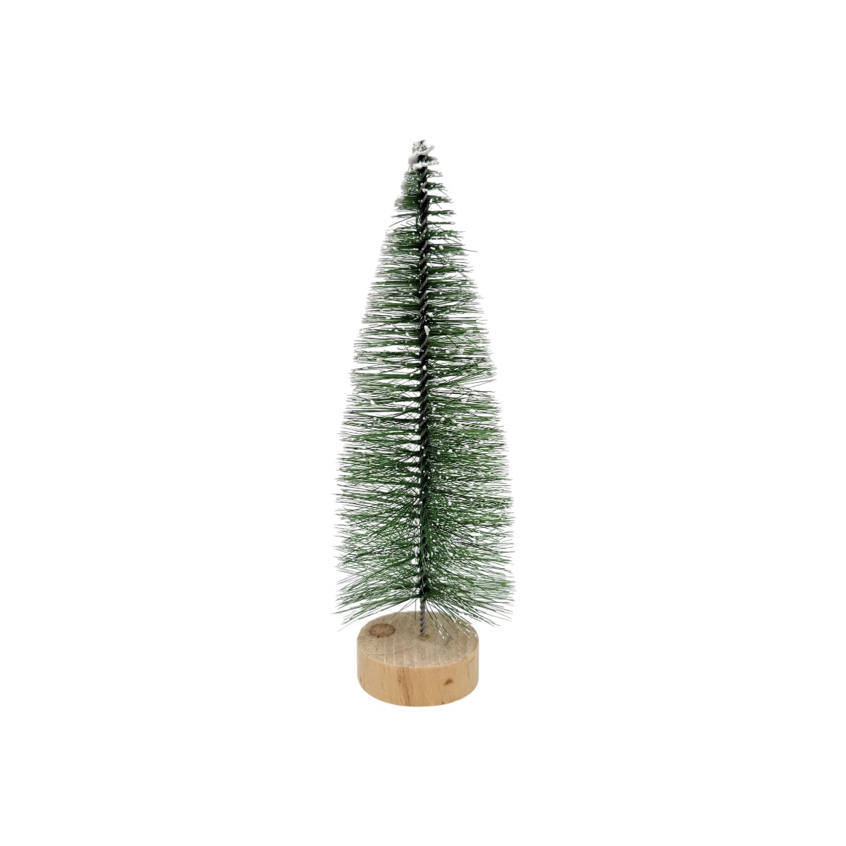 Bradut Decorativ de Craciun Mediu Verde 15cm