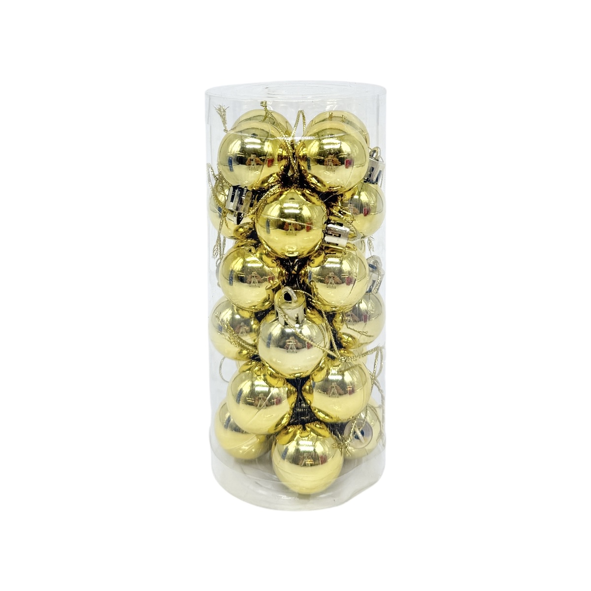 Set 24 Globuri Simple 3cm Auriu