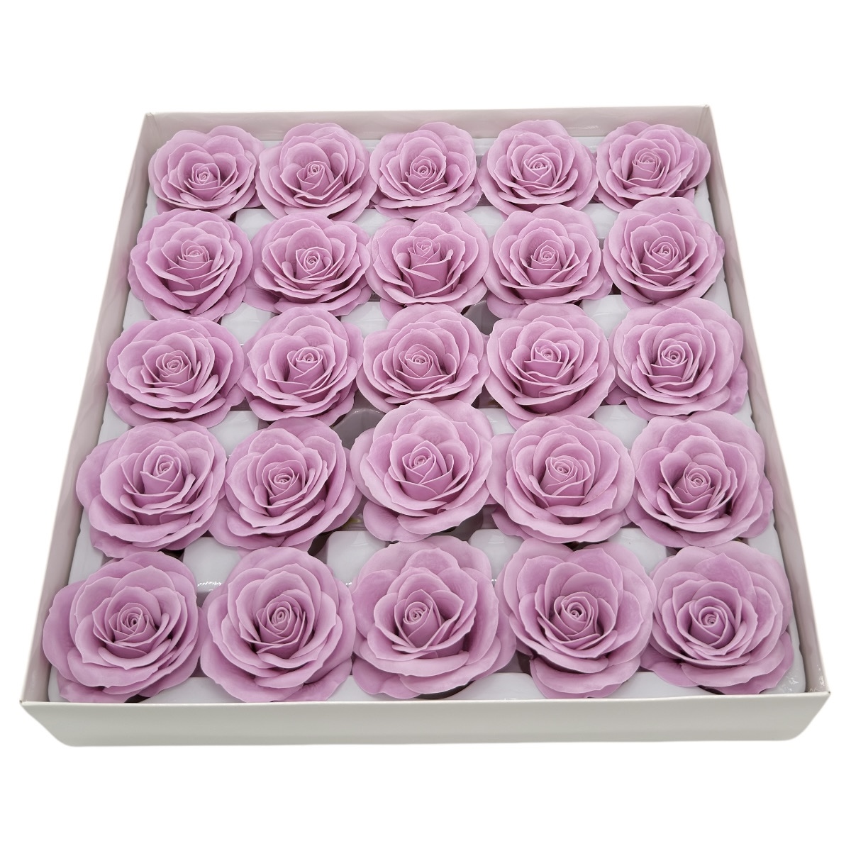 Set 25 Trandafiri Sapun Parfumati, Premium, Dark Pastel Pink