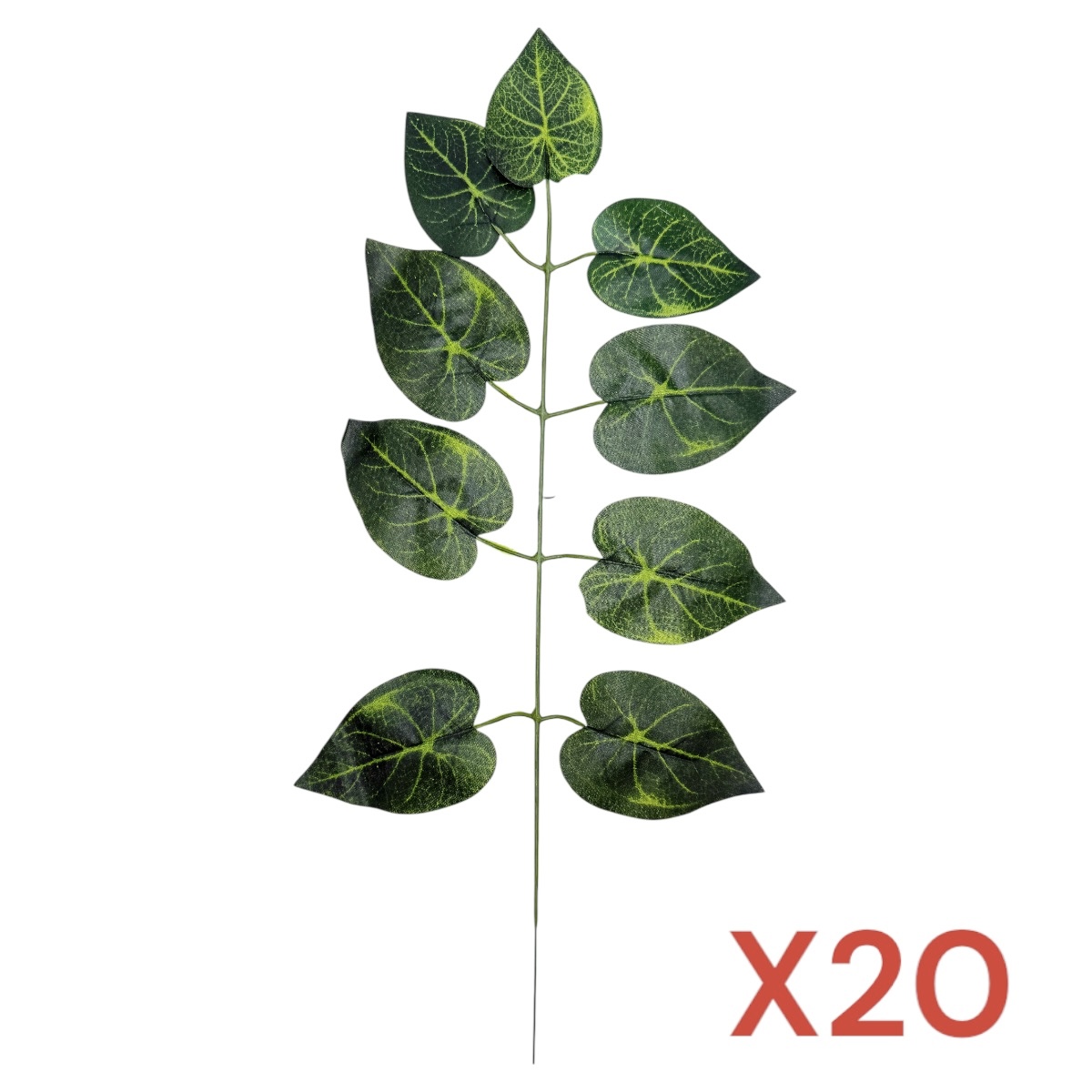 Set 20 Frunze Artificiale Verdeata Ficus Verde