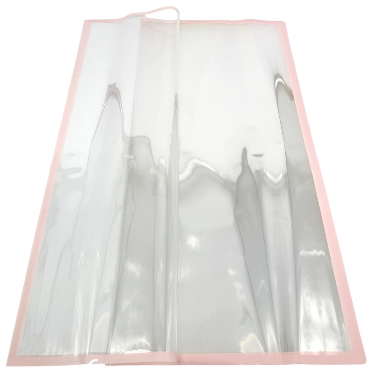 Celofan Transparent cu Bordura Color Roz