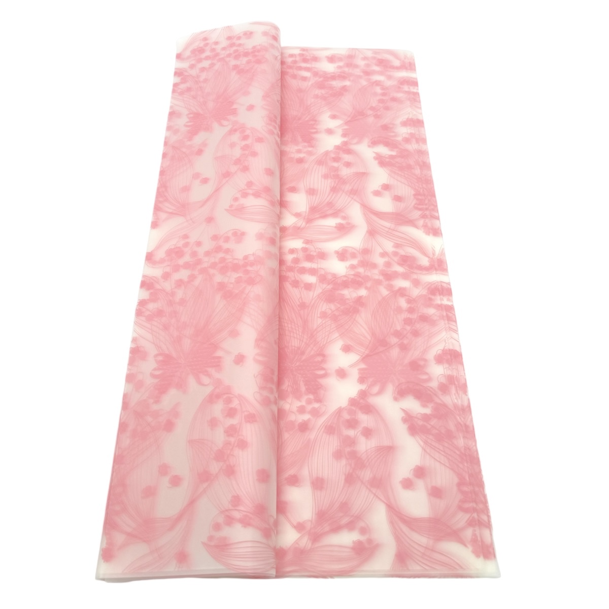 Celofan Semitransparent Buchet de Lacramioare Roz