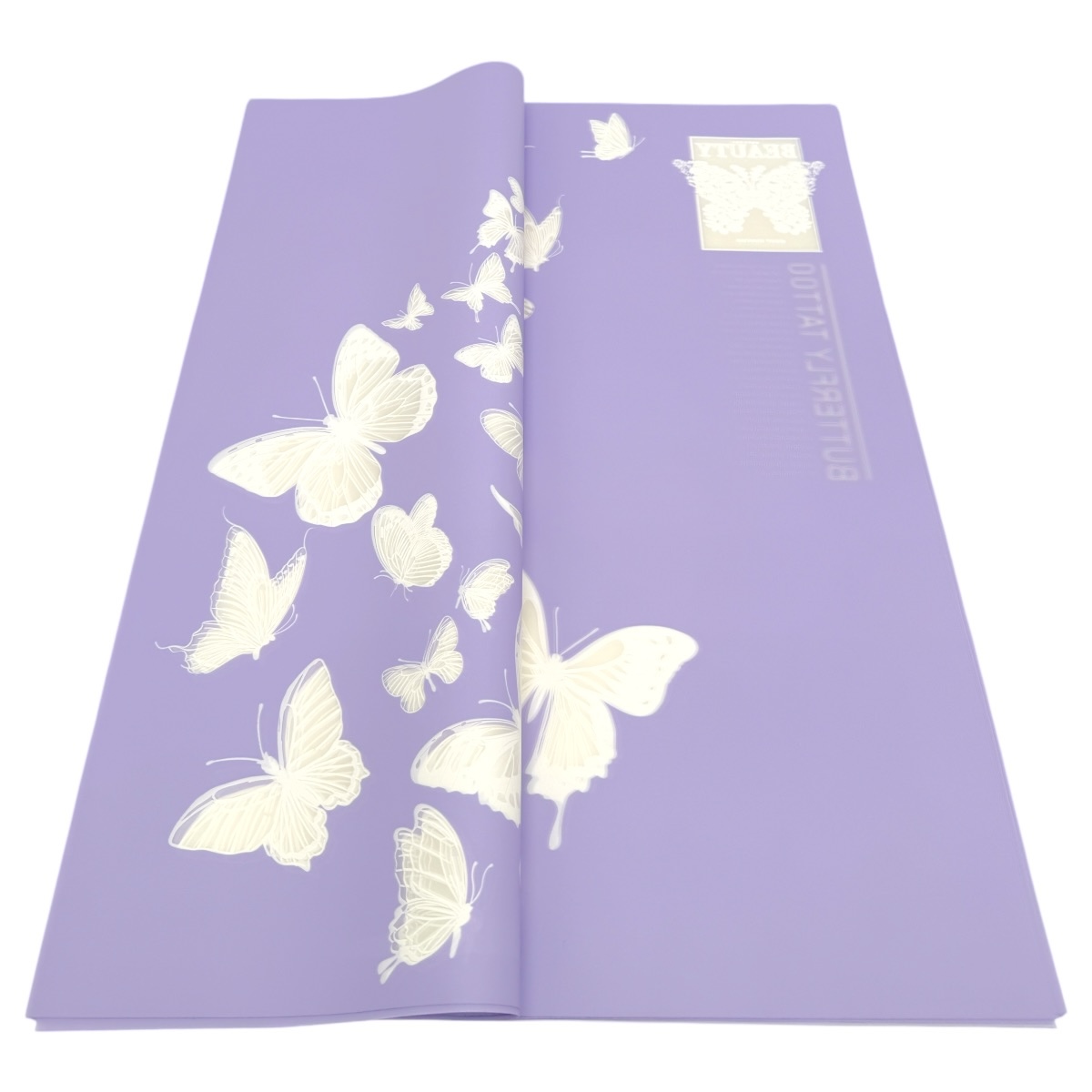 Celofan Semitransparent Butterfly Tattoo Baby Lavander