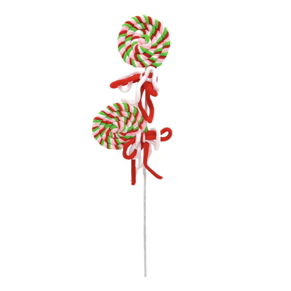 Crenguta Candy Acadele Color cu Fundite 40cm