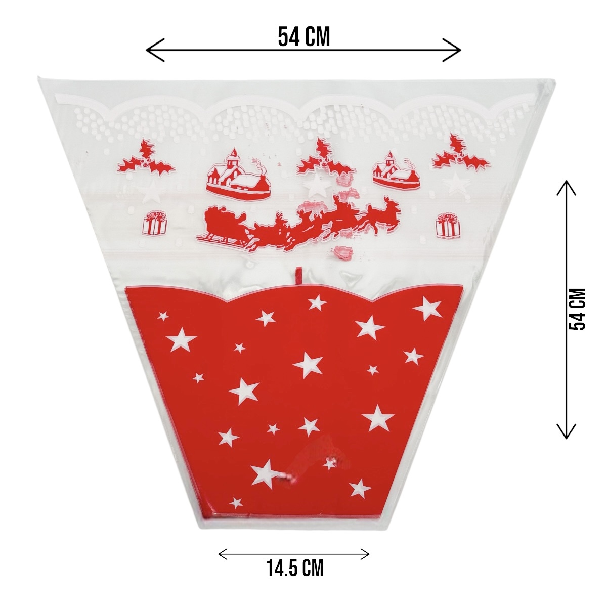Ambalaj Ghiveci Model 5 Christmas - pentru Craciunita-Euphorbia