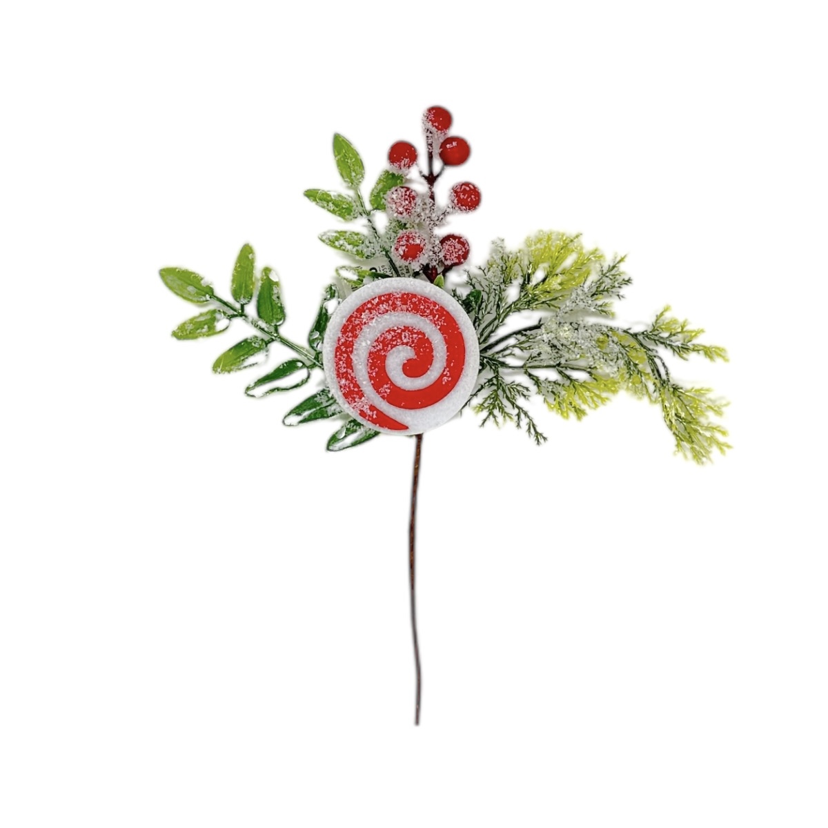 Crenguta Candy Acadea Ilex si Crengute Sclipici 27cm