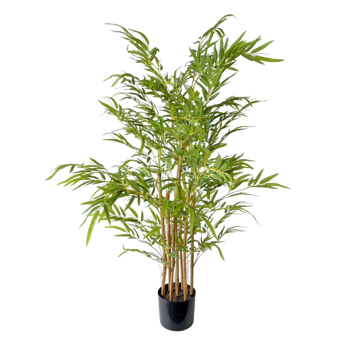 Planta Artificiala Premium Bambus cu 7 Tulpine 130cm