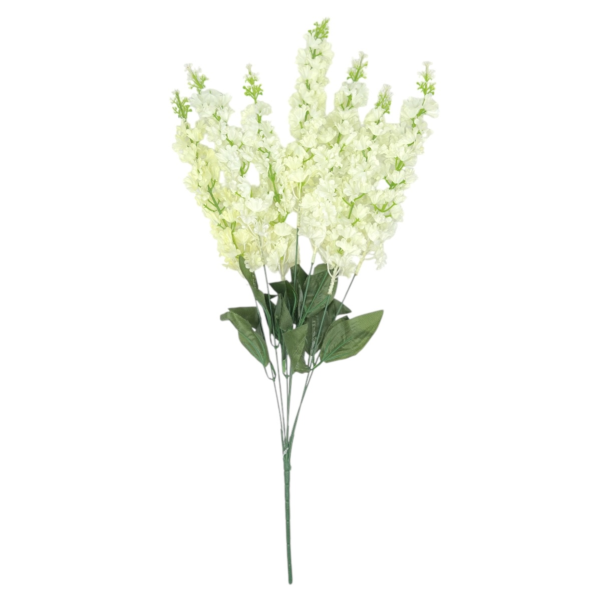 Buchet 7 Fire Liliac Mare Alb