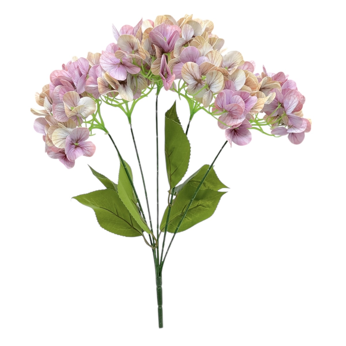 Buchet 5 fire Hortensie Siliconate Multicolore