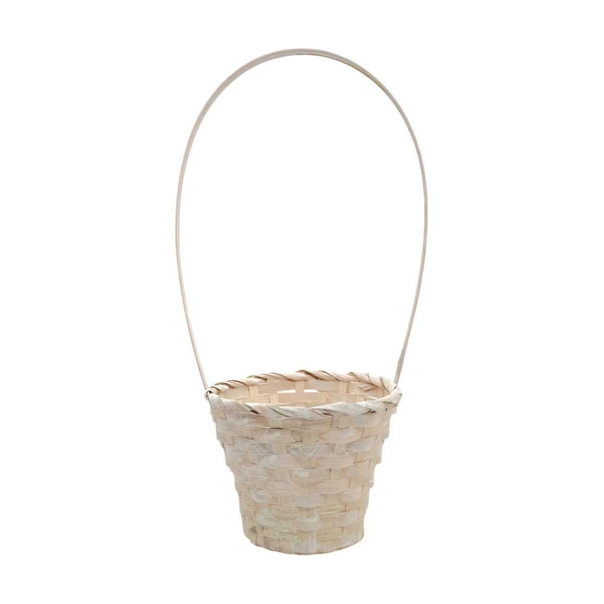 Cosuri bambus color 16cm Alb