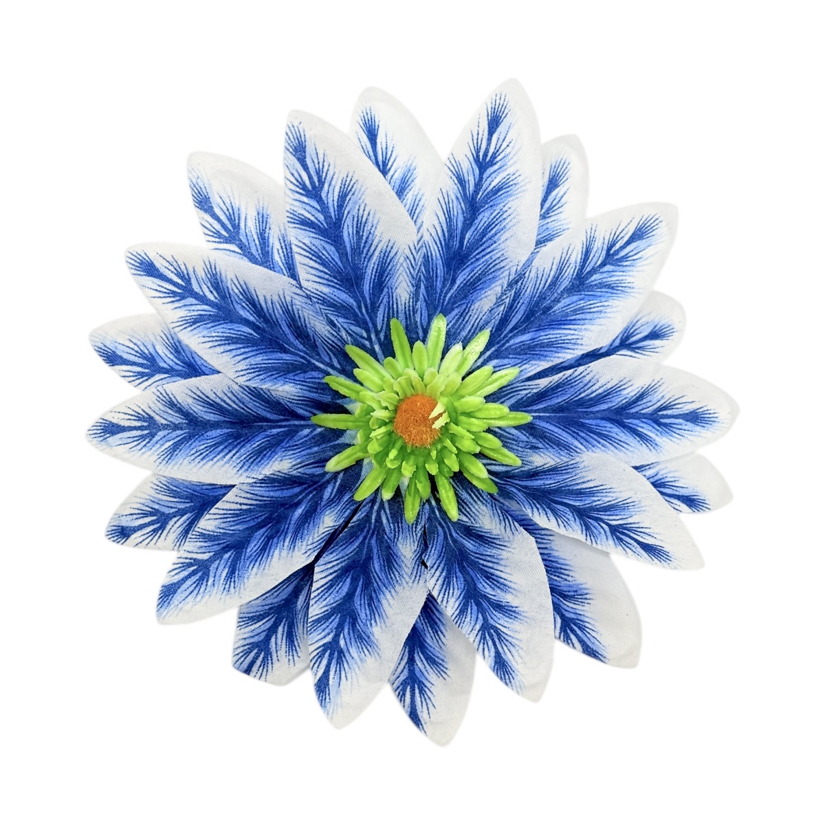 Set 90 Bucati Capete Artificiale Tip Aster Alb Albastru
