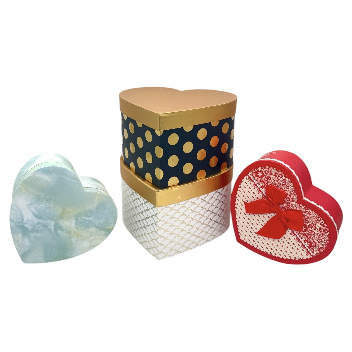 Pachet 4 Seturi de Cutii Inima PROMO